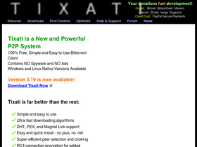 'tixati.com' screenshot