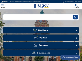 'mybmv.in.gov' screenshot