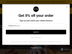 tholfineleathers.com homepage screenshot