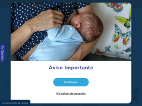 'nestlebabyandme.com.mx' screenshot