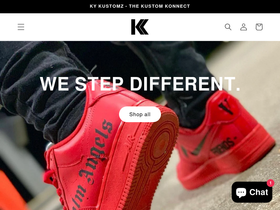 kykustomz.com homepage screenshot