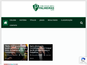 'nossopalmeiras.com.br' screenshot