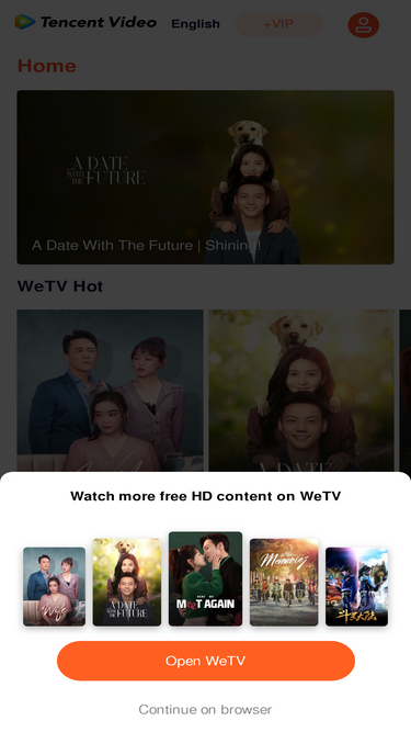 WeTV - Genuine HD Video Online Watching Platform