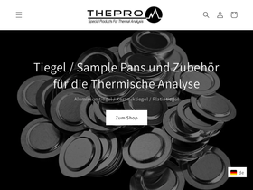 thepro-parts.de homepage screenshot