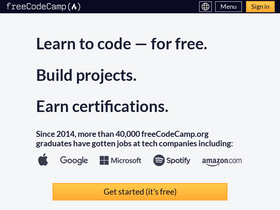 'freecodecamp.com' screenshot