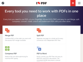 'ilovepdf.com' screenshot