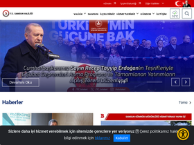 'samsun.gov.tr' screenshot
