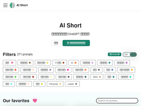 ChatGPT Shortcut - ChatGPT Shortcut-开源的简单易用的ChatGPT快捷指令，让生产力加倍！