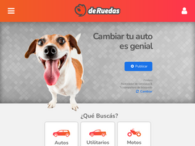 'deruedas.com.ar' screenshot