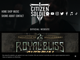 citizensoldierband.com