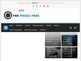 'thepressfree.com' screenshot