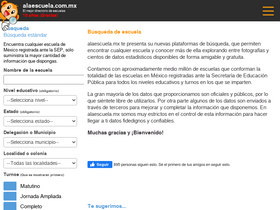 'alaescuela.com.mx' screenshot