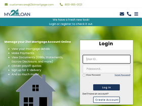 '21stmortgageonline.com' screenshot