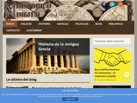 'historicodigital.com' screenshot