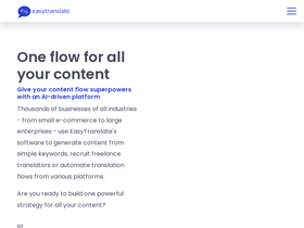 'easytranslate.com' screenshot