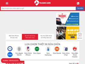 'teamcare.vn' screenshot