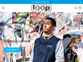 loopwear.com homepage screenshot