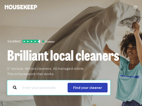 'housekeep.com' screenshot