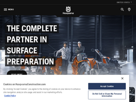 'husqvarnaconstruction.com' screenshot