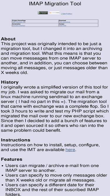 migrationtool.sourceforge.net