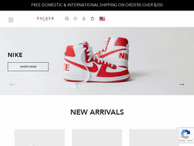 'packershoes.com' screenshot