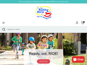 The Rocking Horse Toys homepage screenshot