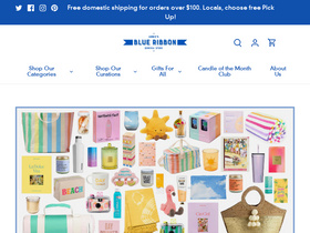 Annie's Blue Ribbon General Store website screenshot