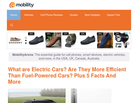 'mobilityarena.com' screenshot