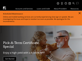 'providentcu.org' screenshot