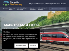 'showmethejourney.com' screenshot