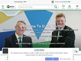 'dmkeith.com' screenshot