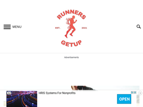 'runnersgetup.com' screenshot