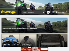 'sportbikes.net' screenshot