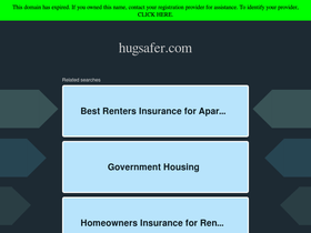hugsafer.com homepage screenshot