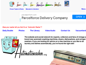 'automaticwasher.org' screenshot