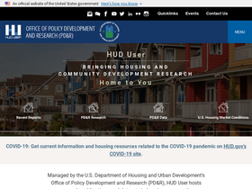 'huduser.gov' screenshot