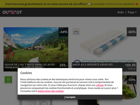 'outspot.fr' screenshot