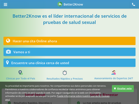 'better2know.es' screenshot