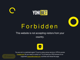 'yonibet2.com' screenshot