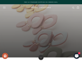 areencreations.com homepage screenshot