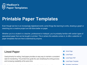 'madisonpaper.com' screenshot