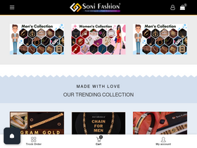 'soni.fashion' screenshot