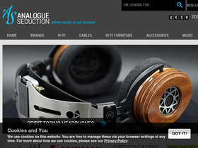 'analogueseduction.net' screenshot