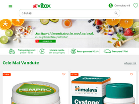 'vitax.ro' screenshot