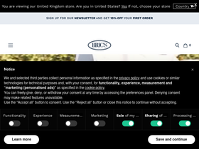 bricsmilano.com homepage screenshot