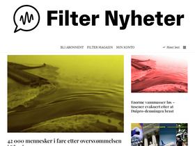 'filternyheter.no' screenshot