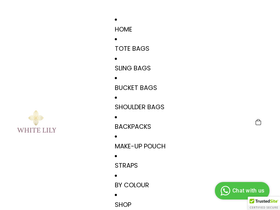 whitelily.in homepage screenshot