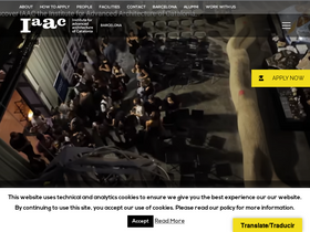 'iaac.net' screenshot