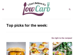 'icantbelieveitslowcarb.com' screenshot