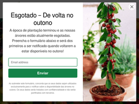 arvoresdefruto.pt homepage screenshot